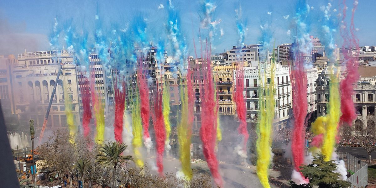 2015 Mascleta de Valencia Pirotecnia Vulcano